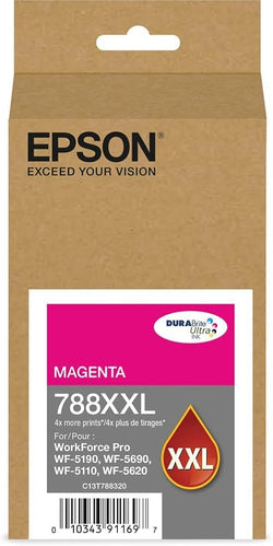 Epson T788XXL Extra High-Yield Magenta DURABrite Ink Cartridge, T788XXL320