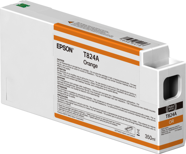 Genuine Epson 824 Orange Ink Cartridge, T824A00