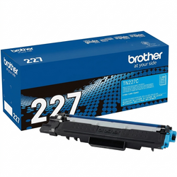 Brother TN227 Cyan High Yield Toner Cartridge, TN227C