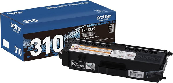 Brother TN310 Standard-Yield Black Toner Cartridge, TN310BK