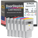 DoorStepInk Brand for HP 746 300mL 6-Pack Remanufactured in the USA Ink Cartridges