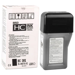 Original Risograph S-4670 Black Ink Tank