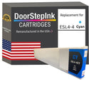 DoorStepInk Brand for Roland ESL4-4CY 440mL Cyan Remanufactured in the USA Ink Cartridge