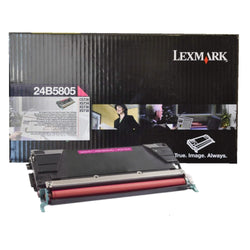 Genuine Lexmark 24B5805 High Yield Magenta Toner Cartridge