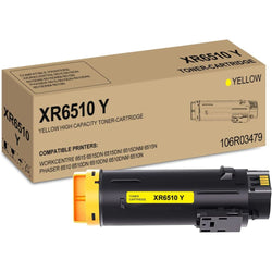 Original Xerox PHASER 6510/6515 Extra High Yield Yellow Toner Cartridge, 106R03479