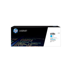 Original HP 658X High-Yield Cyan Toner Cartridge, W2007X