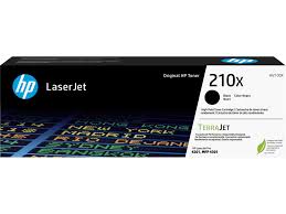 Original HP 210X High Yield Black Toner Cartridge, W2100X