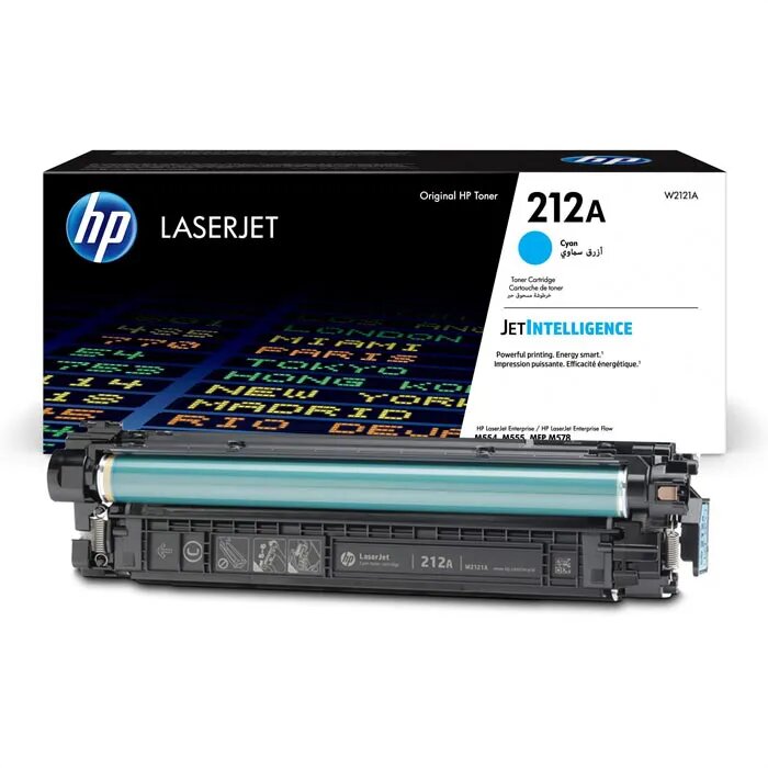 Original HP 212A Standard Yield Cyan Toner Cartridge, W2121A | DoorStepInk
