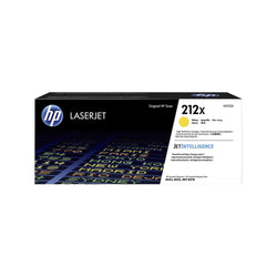 Original HP 212X High Yield Yellow Laser Toner Cartridge, W2122X