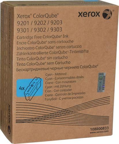 Genuine Xerox OEM 108R00829 4-Pack Cyan Solid Ink Sticks