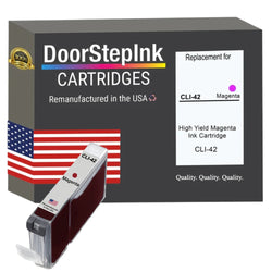 DoorStepInk Brand for Canon CLI-42 Magenta Remanufactured in the USA Ink Cartridges
