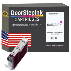 DoorStepInk Brand for Canon CLI-42 Photo Magenta Remanufactured in the USA Ink Cartridges