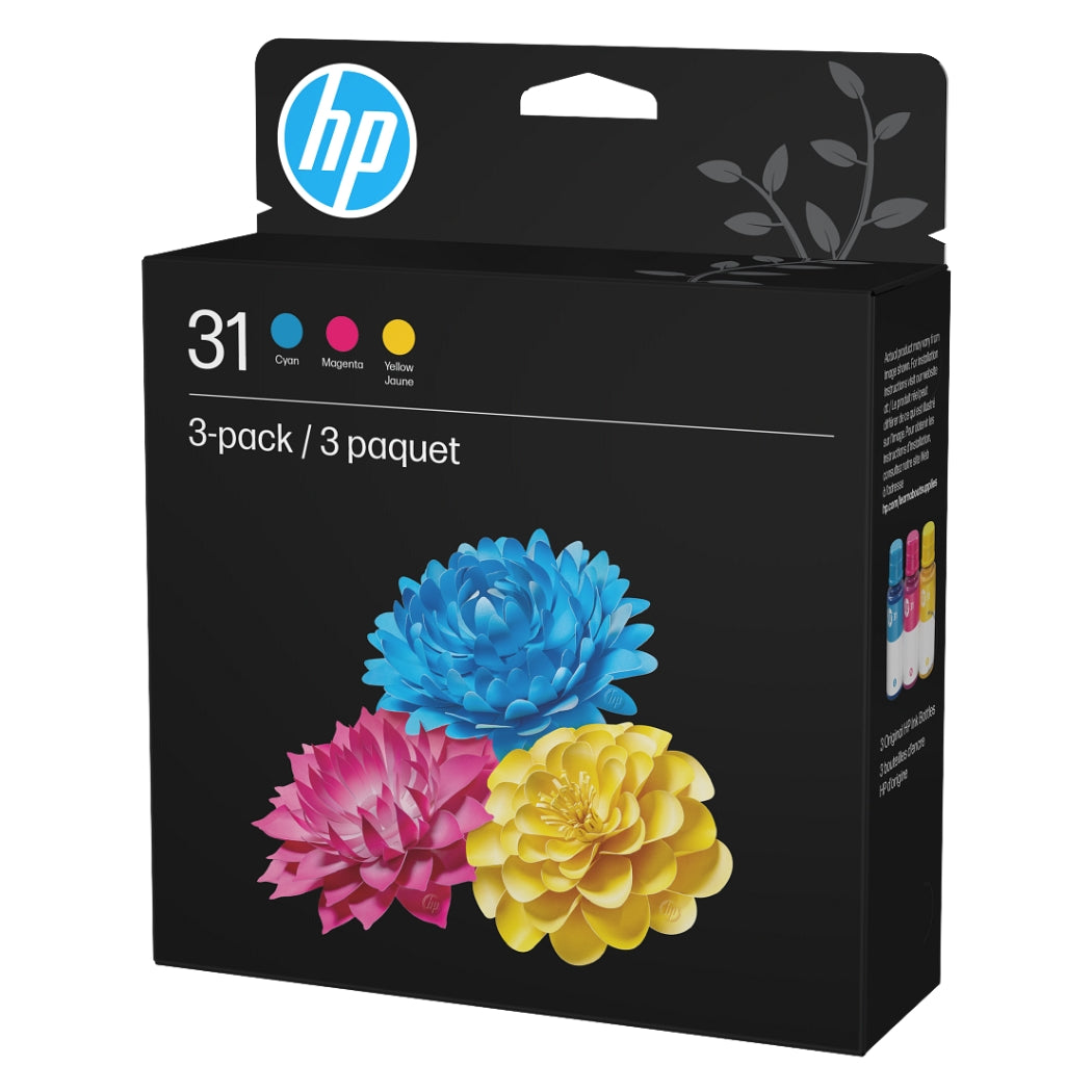 HP 31 Tri-Color Ink Cartridges-3pack | DoorStepInk