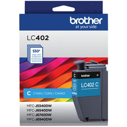 Genuine Brother LC402C Standard Yield Cyan Ink Cartridge