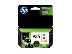 Original HP 935 Cyan, Magenta, Yellow Ink Cartridges-3 Pack, , N9H65FN#140