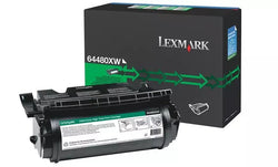 Genuine Lexmark T644 Extra High Yield Black Toner Cartridge,  64480XW