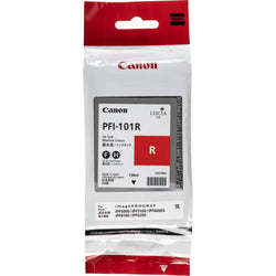 Original Canon PFI-101 130mL Red Ink Cartridge