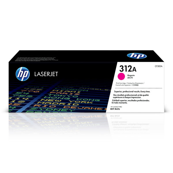 Genuine HP 312A Standard-Yield Magenta Toner Cartridge, CF383A 