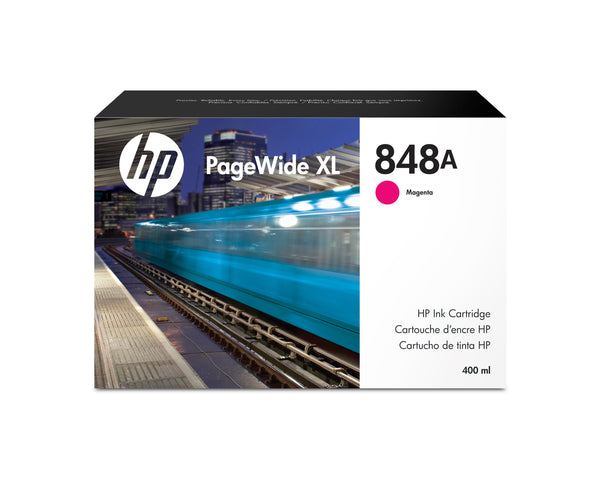 HP 848A 400-ml (F9J84A) Magenta PageWide XL Ink Cartridge