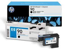 Original HP 90 C5054A Black Printhead & Cleaner Cartridge