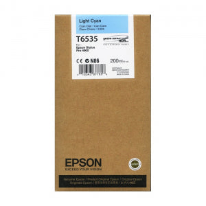 Epson T653 Light Cyan Ink Cartridge, T653500