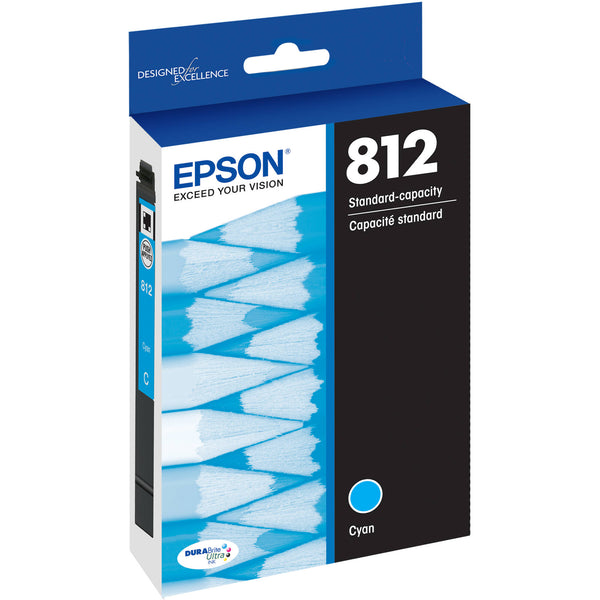 Epson 812 Cyan Standard Yield Ink Cartridge (T812220-S)