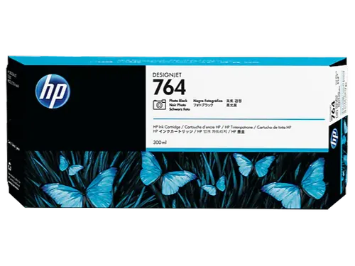 Original HP 764 300-ml Photo Black Designjet Ink Cartridge | C1Q18A