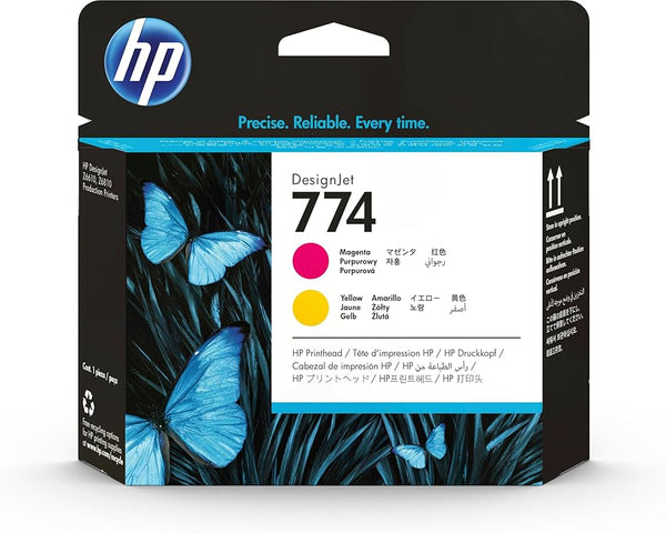 HP 774 Magenta & Yellow DesignJet Printhead, P2V99A