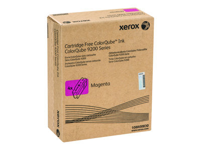 Genuine Xerox OEM 108R00830 4-Pack Magenta Solid Ink Sticks