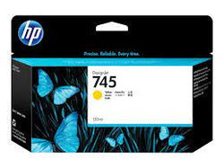 Original HP 745 130-ml DesignJet (F9J96A) Yellow Ink Cartridge