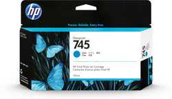 Original HP 745 130-ml DesignJet (F9J97A) Cyan Ink Cartridge