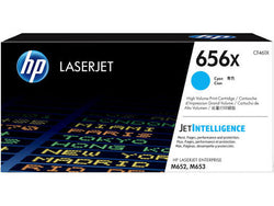 Original HP 656X High Yield Cyan Toner Cartridge, CF461X