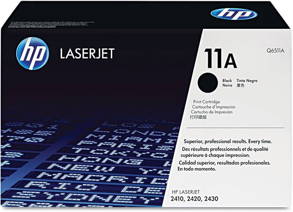 Genuine HP 11A Standard-Yield Black LaserJet Toner Cartridge, Q6511A