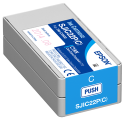 Epson SJIC22P Cyan Ink Cartridge