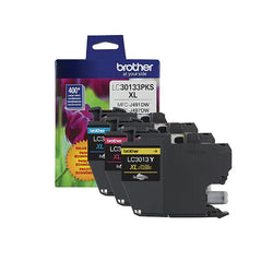 Original Brother LC3013XL Cyan, Magenta and Yellow Ink Cartridges