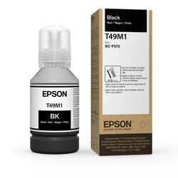 Genuine Epson Black Inkjet Cartridge, T49M120 