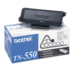 Genuine Brother (TN550) Standard-Yield Black Toner Cartridge, TN-550