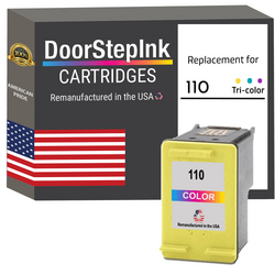 DoorStepInk Remanufactured in the USA Ink Cartridge for HP 110 Color