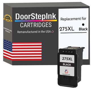 DoorStepInk Brand for Canon 275XL Black Remanufactured in the USA Ink Cartridges