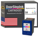 DoorStepInk Remanufactured in the USA Ink Cartridge for HP 28 Color