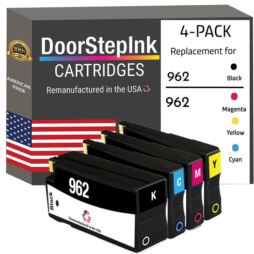 HP 962 Combo 4pack Remanufactured in the USA Ink | DoorStepInk