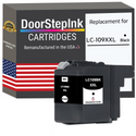 DoorStepInk Remanufactured in the USA Ink Cartridges for Brother LC109BK XXL Black 