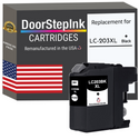 DoorStepInk Remanufactured in the USA Ink Cartridge for Brother LC203BK XL High Yield Black