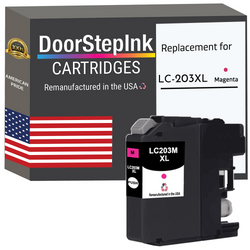 DoorStepInk Remanufactured in the USA Ink Cartridges for Brother LC203XL Magenta