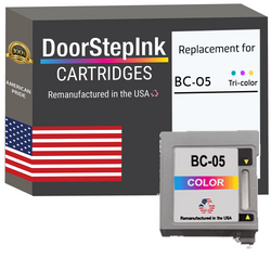 DoorStepInk Remanufactured in the USA Ink Cartridge for Canon BC-05 Tri-Color