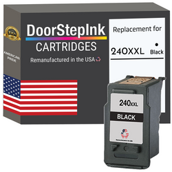 DoorStepInk Remanufactured in the USA Ink Cartridge for Canon PG-240XXL Black