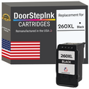 DoorStepInk Remanufactured in the USA Ink Cartridge for Canon PG-260XL Black