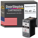 DoorStepInk Remanufactured in the USA Ink Cartridge for Canon PG-40 Black