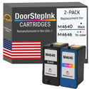 DoorStepInk Remanufactured in the USA Ink Cartridges for Dell Series 5 M4640 Black and M4646 Tri-Color