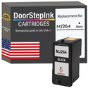 DoorStepInk Remanufactured in the USA Ink Cartridge for Dell Series 8 MJ264 Black